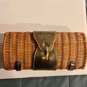 Kate Spade Tisbury Straw Clutch